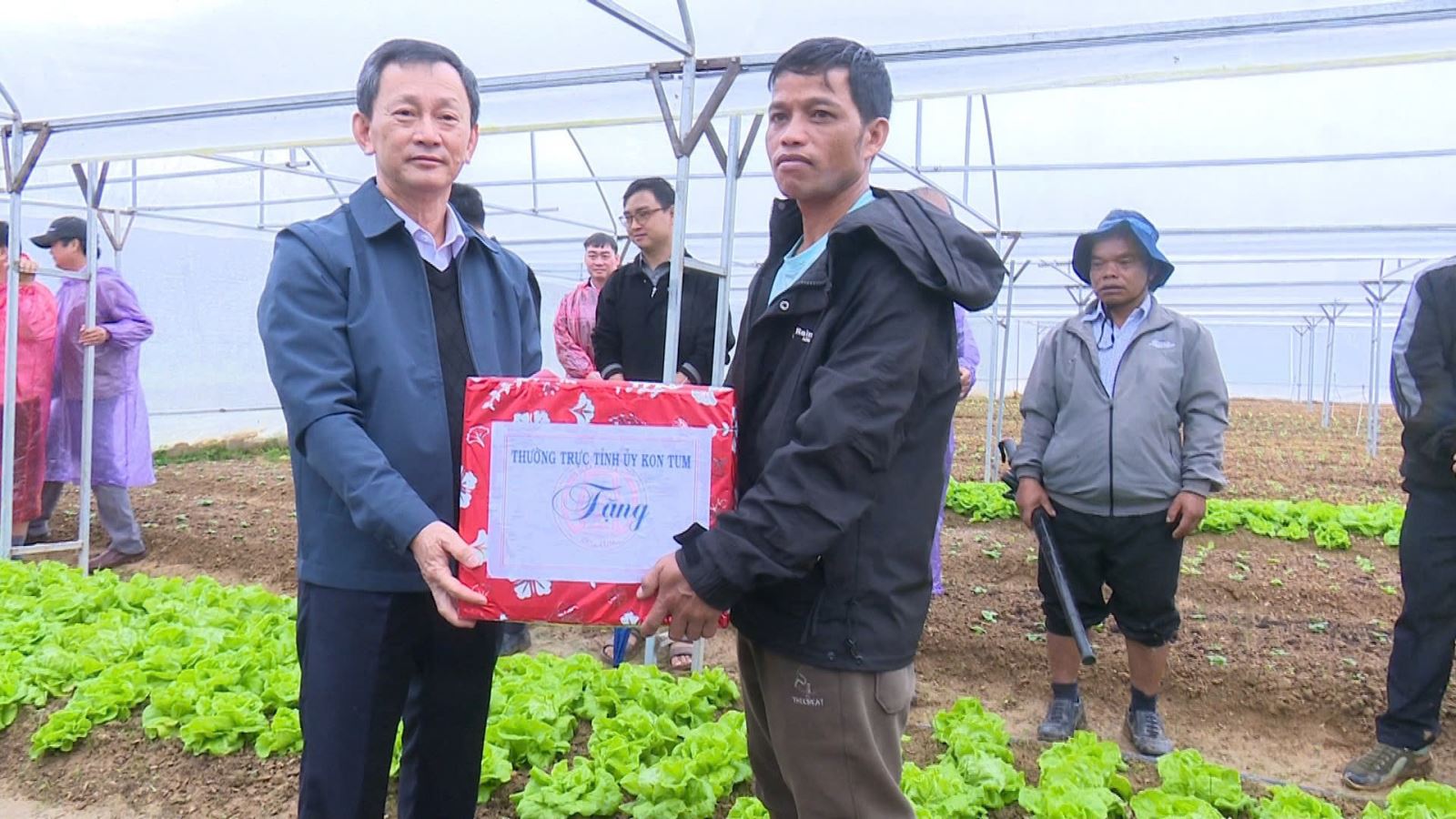 Đồng chí Bí thư Tỉnh uỷ thăm và kiểm tra thực tế một số mô hình sản xuất nông nghiệp tại xã Măng Cành và thị trấn Măng Đen