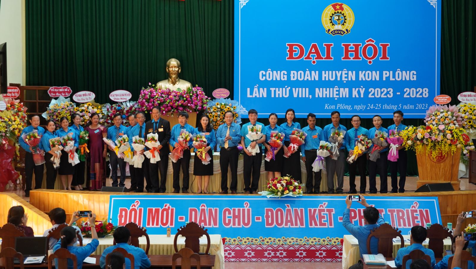 Đại hội Công đoàn huyện Kon Plông khóa VIII, nhiệm kỳ 2023 - 2028