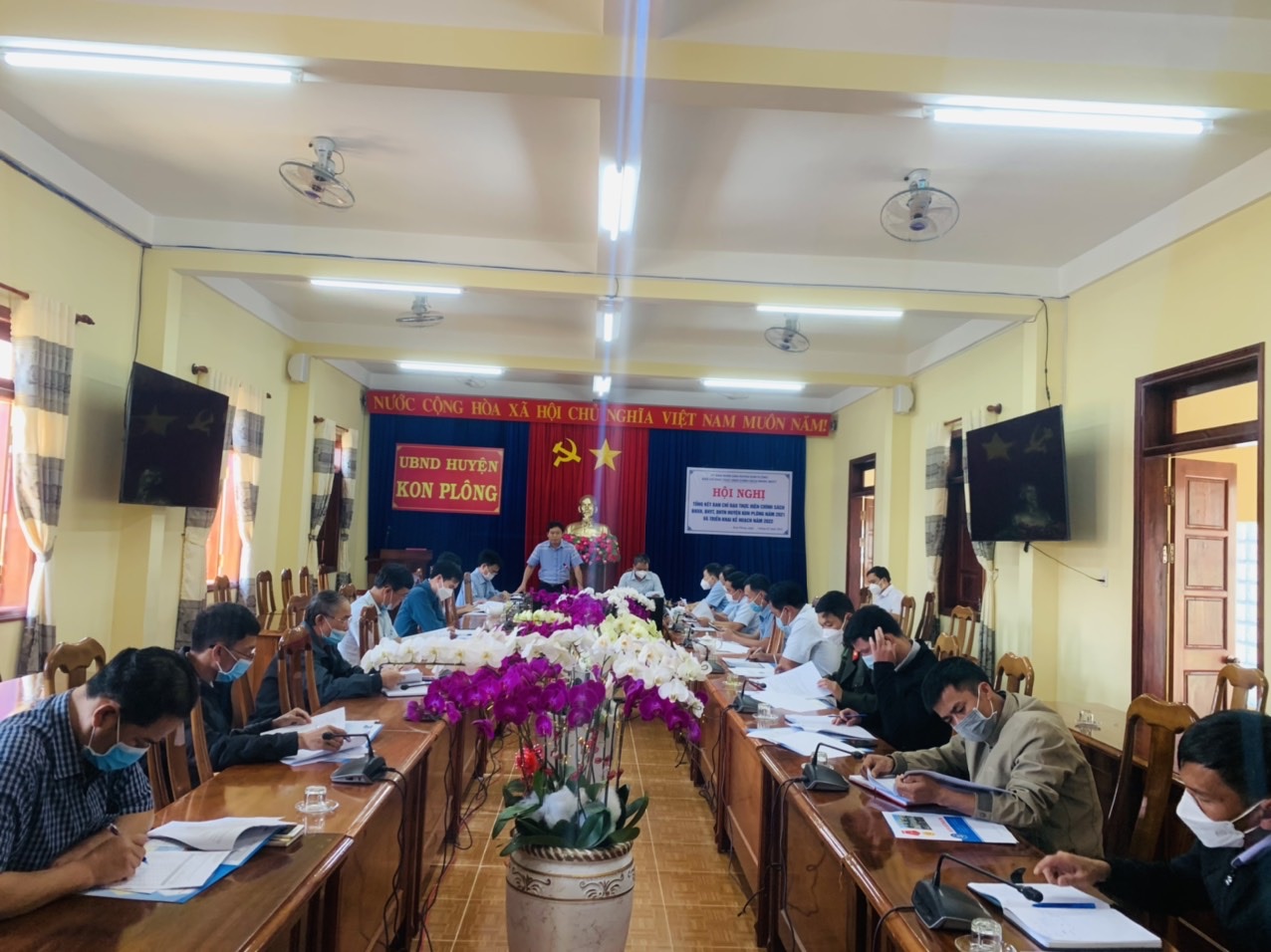 Hội nghị Tổng kết BCĐ thực hiện BHXH, BHYT, BHTN trên địa bàn huyện Kon Plông năm 2021 và triển khai năm 2022