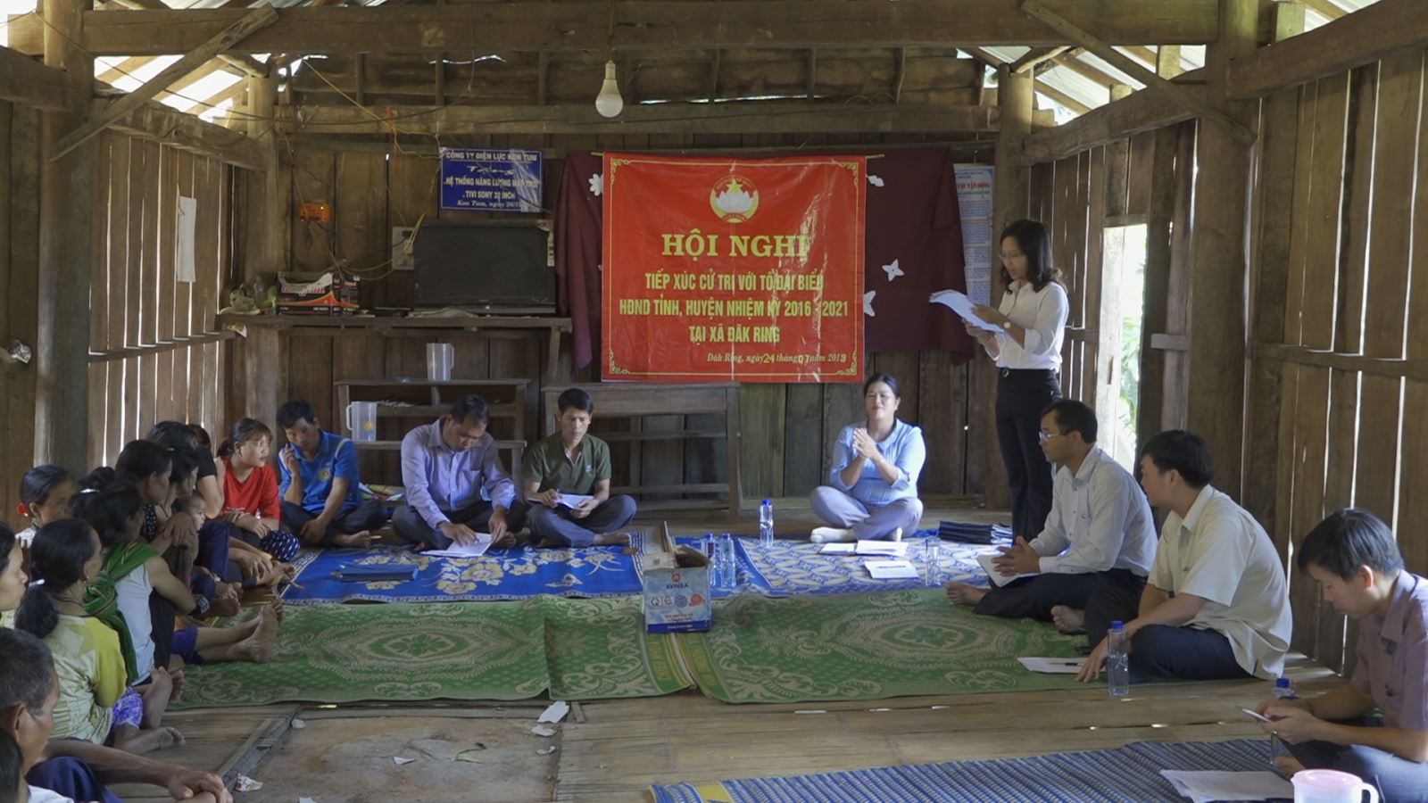 Tổ đại biểu HĐND tỉnh ứng cử tại huyện Kon Plông đã tiếp xúc cử tri tại các xã Đắk Ring