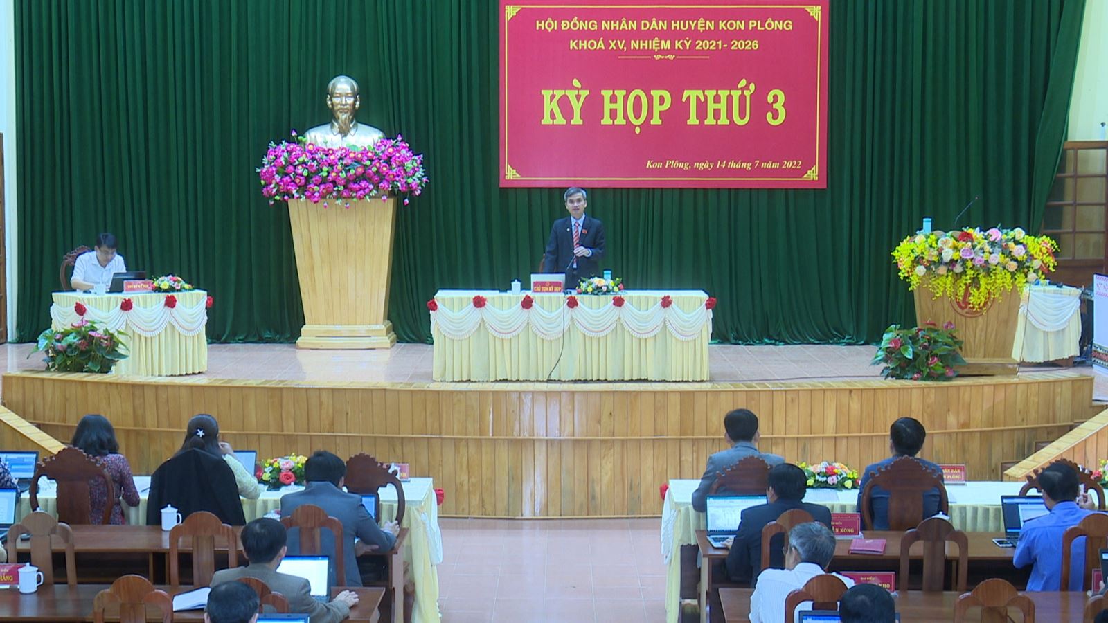Hội đồng Nhân dân huyện Kon Plông, Khoá XV, nhiệm kỳ 2021-2026, Tổ chức kỳ họp lần thứ 3