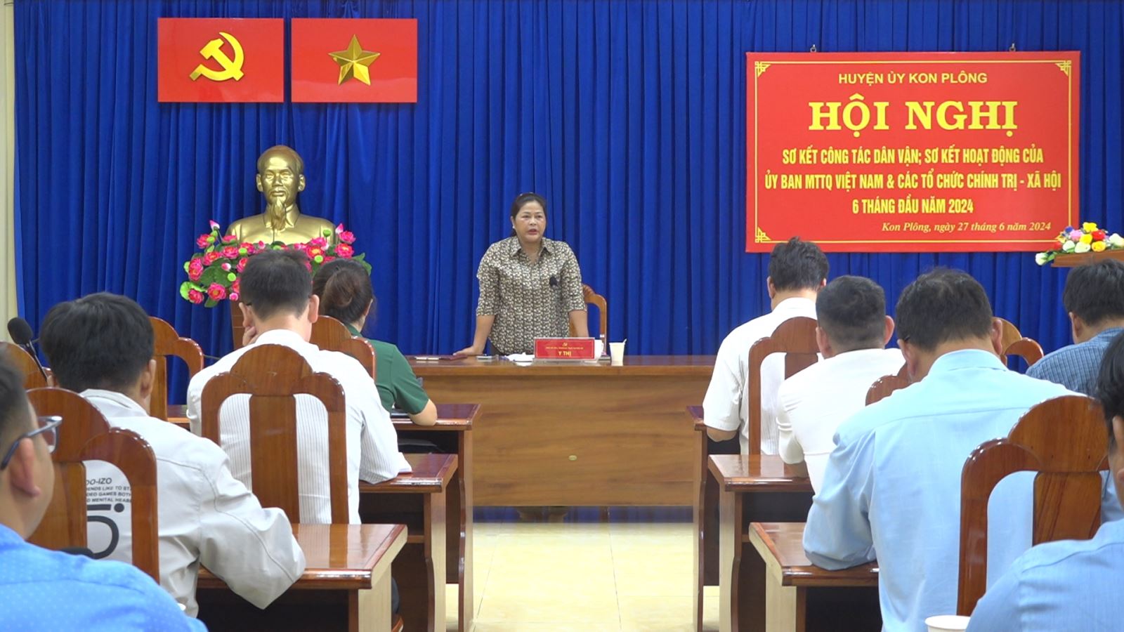 Sơ kết công tác dân vận và hoạt động của Mặt trận và các Đoàn thể